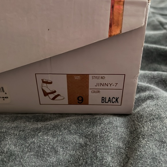 Black Rhinestone Heels - Picture 4 of 4